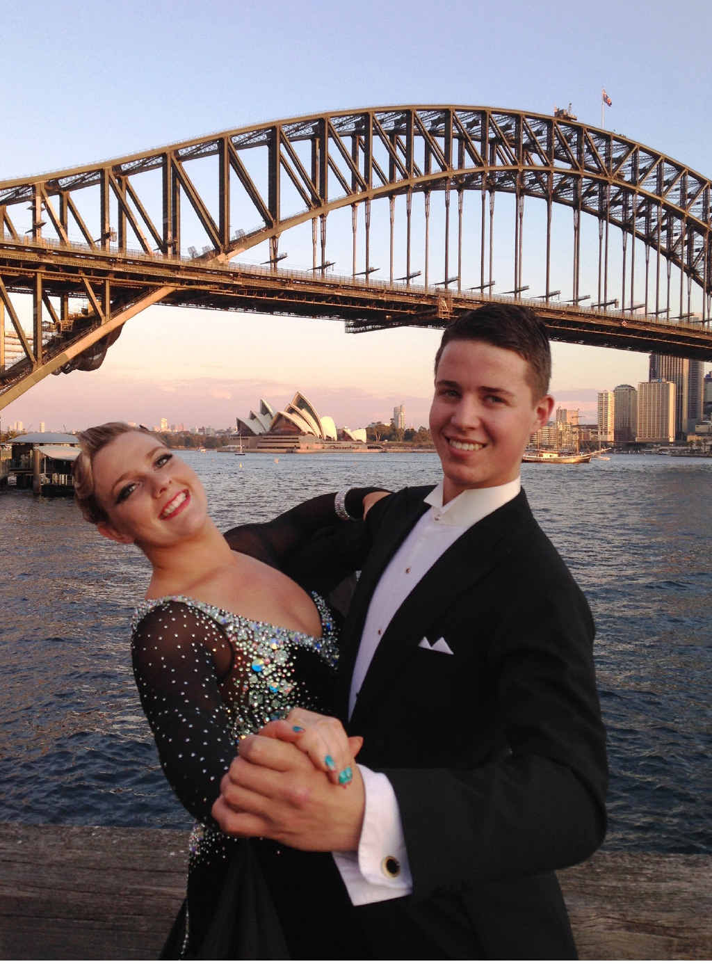 FINE COUPLE: Melissa Thomson and Kyle Withers won the adult C grade new vogue category at the Luna Park Ballroom Dancing Championships. FINE COUPLE: Melissa Thomson and Kyle Withers won the adult C grade new vogue category at the Luna Park Ballroom Dancing Championships.